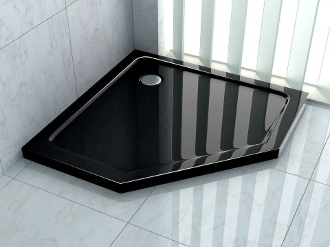 BRODZIK DIAMOND BLACK 90x90x5cm BRODZIK DIAMOND BLACK 90x90x5cm