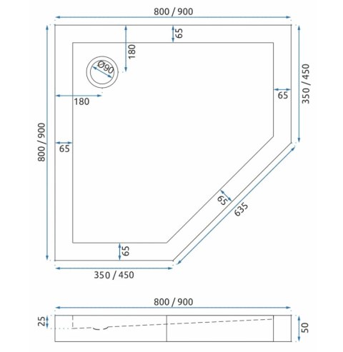 BRODZIK DIAMOND WHITE 80x80x5cm BRODZIK DIAMOND WHITE 80x80x5cm
