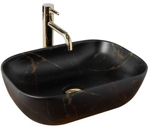 UMYWALKA BELINDA BLACK MARBLE MATT - NABLATOWA UMYWALKA BELINDA BLACK MARBLE MATT - NABLATOWA