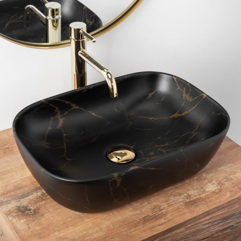 UMYWALKA BELINDA BLACK MARBLE MATT - NABLATOWA UMYWALKA BELINDA BLACK MARBLE MATT - NABLATOWA