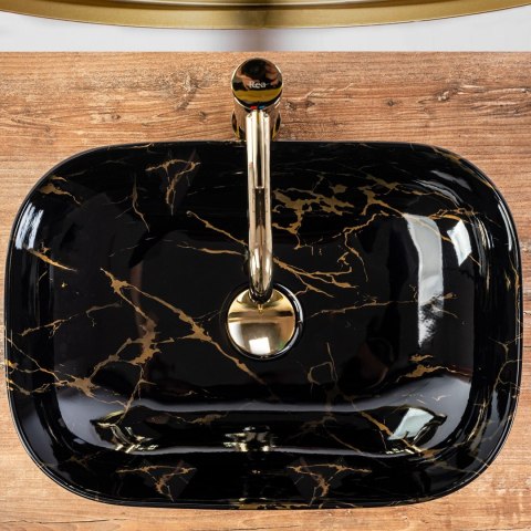 UMYWALKA BELINDA BLACK MARBLE SHINY - NABLATOWA UMYWALKA BELINDA BLACK MARBLE SHINY - NABLATOWA