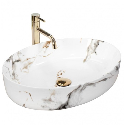 UMYWALKA QUEEN CARRARA SHINY - NABLATOWA UMYWALKA QUEEN CARRARA SHINY - NABLATOWA