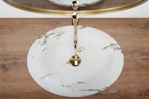 UMYWALKA QUEEN CARRARA SHINY - NABLATOWA UMYWALKA QUEEN CARRARA SHINY - NABLATOWA