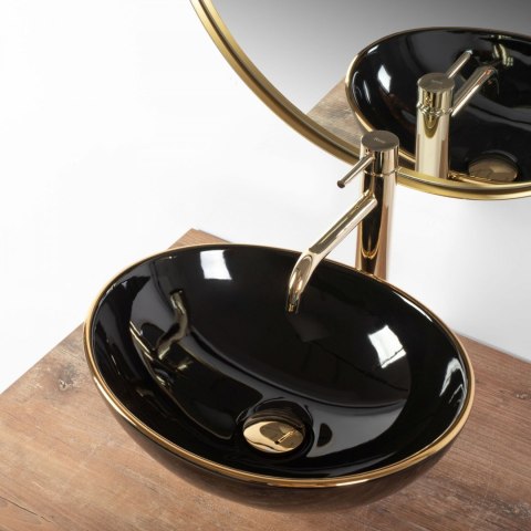 UMYWALKA SOFIA BLACK/GOLD EDGE - NABLATOWA UMYWALKA SOFIA BLACK/GOLD EDGE - NABLATOWA
