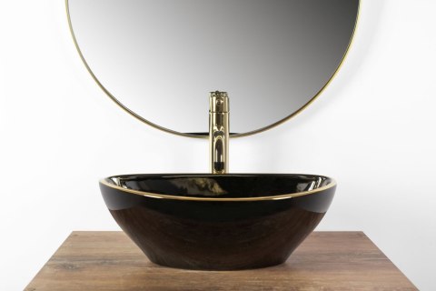 UMYWALKA SOFIA BLACK/GOLD EDGE - NABLATOWA UMYWALKA SOFIA BLACK/GOLD EDGE - NABLATOWA