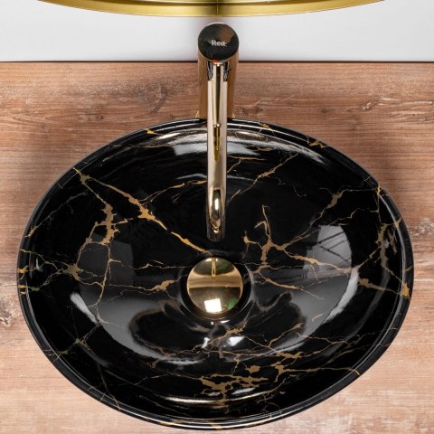 UMYWALKA SOFIA MARBLE BLACK SHINY - NABLATOWA UMYWALKA SOFIA MARBLE BLACK SHINY - NABLATOWA