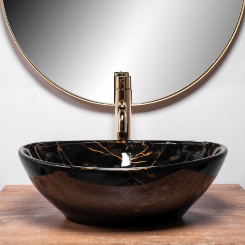 UMYWALKA SOFIA MARBLE BLACK SHINY - NABLATOWA UMYWALKA SOFIA MARBLE BLACK SHINY - NABLATOWA