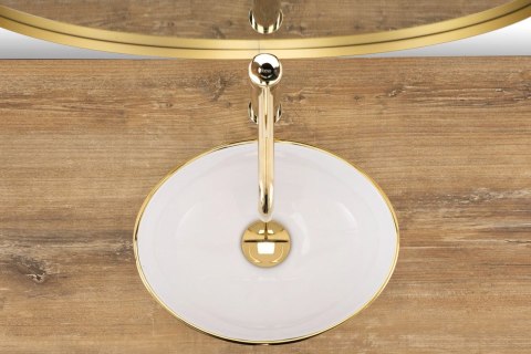 UMYWALKA SOFIA MINI GOLD/WHITE - NABLATOWA UMYWALKA SOFIA MINI GOLD/WHITE - NABLATOWA
