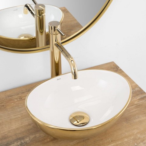 UMYWALKA SOFIA MINI GOLD/WHITE - NABLATOWA UMYWALKA SOFIA MINI GOLD/WHITE - NABLATOWA
