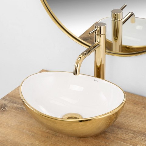 UMYWALKA SOFIA MINI GOLD/WHITE - NABLATOWA UMYWALKA SOFIA MINI GOLD/WHITE - NABLATOWA