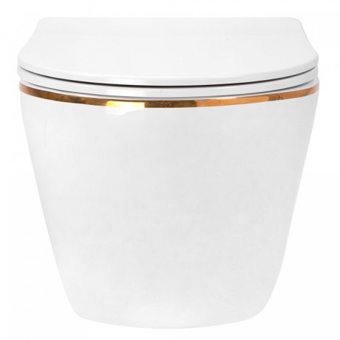WC - CARLO MINI RIMLESS WHITE GOLD EDGE WC - CARLO MINI RIMLESS WHITE GOLD EDGE