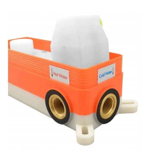 BATERIA WANNOWA PODTYNKOWA LUNGO CHROM + BOX BATERIA WANNOWA PODTYNKOWA LUNGO CHROM + BOX