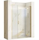 DRZWI PRYSZNICOWE HUGO BRUSH GOLD 80