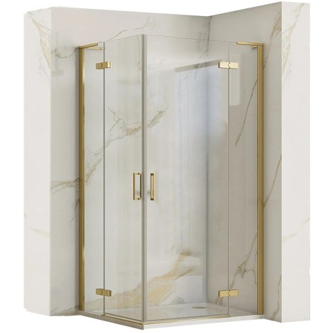 KABINA HUGO BRUSH GOLD 90x90 KABINA HUGO BRUSH GOLD 90x90
