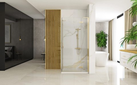 KABINA HUGO BRUSH GOLD 90x90 KABINA HUGO BRUSH GOLD 90x90