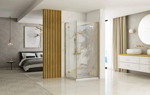 KABINA HUGO BRUSH GOLD 90x90 KABINA HUGO BRUSH GOLD 90x90