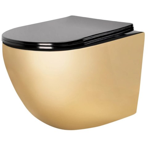 WC - CARLO MINI RIMLESS GOLD BLACK WC - CARLO MINI RIMLESS GOLD BLACK