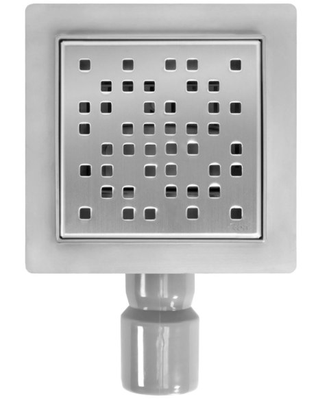 ODPŁYW DOTS 120x120 SZCZOTKOWANY ODPŁYW DOTS 120x120 SZCZOTKOWANY