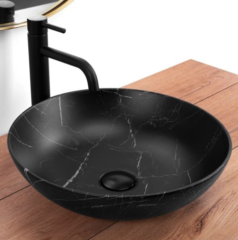 UMYWALKA FIBO BLACK MATT - NABLATOWA UMYWALKA FIBO BLACK MATT - NABLATOWA