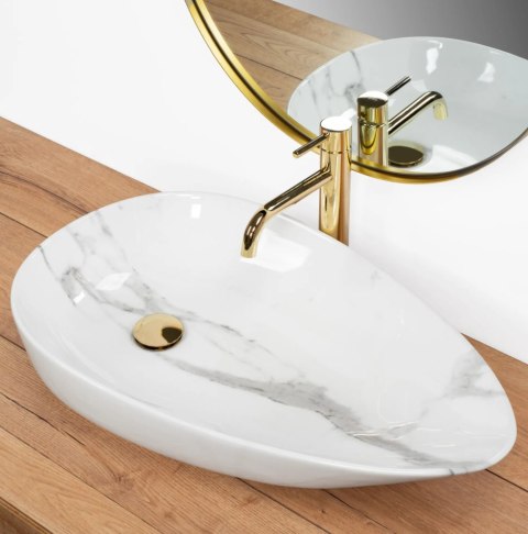 UMYWALKA GRETA 65 BIANCO SHINY - NABLATOWA UMYWALKA GRETA 65 BIANCO SHINY - NABLATOWA