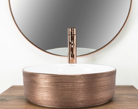 UMYWALKA SAMI BRUSH ROSE GOLD/WHITE - NABLATOWA UMYWALKA SAMI BRUSH ROSE GOLD/WHITE - NABLATOWA