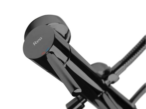 BATERIA WANNOWA LUNGO CZARNA METALICZNA BATERIA WANNOWA LUNGO CZARNA METALICZNA