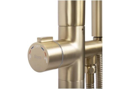 BATERIA WANNOWA PODŁOGOWA ST004 CLARK ZŁOTA SZCZOT BATERIA WANNOWA PODŁOGOWA ST004 CLARK ZŁOTA SZCZOT