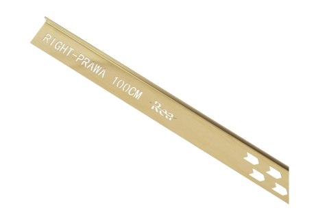 LISTWA SPADKOWA ZŁOTA SZCZOTKOWANA 120 cm PRAWA LISTWA SPADKOWA ZŁOTA SZCZOTKOWANA 120 cm PRAWA