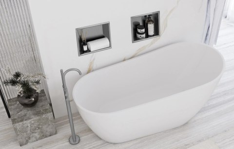 PÓŁKA WNĘKOWA 01 30x30x10 STAL SZCZOTKOWANA PÓŁKA WNĘKOWA 01 30x30x10 STAL SZCZOTKOWANA