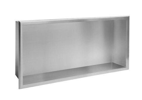 PÓŁKA WNĘKOWA 03 30x60x10 STAL SZCZOTKOWANA PÓŁKA WNĘKOWA 03 30x60x10 STAL SZCZOTKOWANA