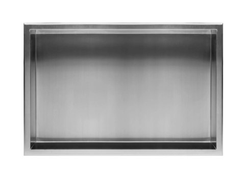 PÓŁKA WNĘKOWA 03 30x60x10 STAL SZCZOTKOWANA PÓŁKA WNĘKOWA 03 30x60x10 STAL SZCZOTKOWANA