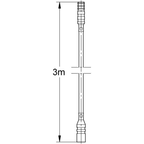 Kabel przedłużający Grohe, dł. 3 m Kabel przedłużający Grohe, dł. 3 m