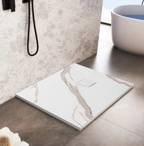 BRODZIK MAGNUM CARRARA WHITE 80x100 BRODZIK MAGNUM CARRARA WHITE 80x100