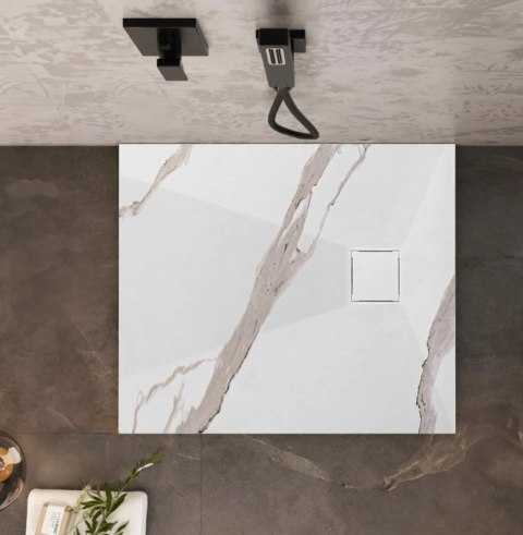 BRODZIK MAGNUM CARRARA WHITE 80x100 BRODZIK MAGNUM CARRARA WHITE 80x100