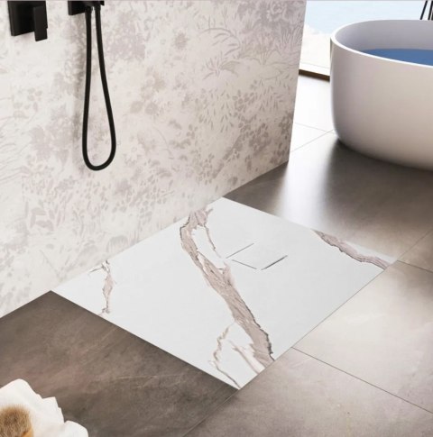 BRODZIK MAGNUM CARRARA WHITE 80x100 BRODZIK MAGNUM CARRARA WHITE 80x100