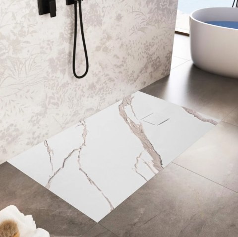 BRODZIK MAGNUM CARRARA WHITE 80x100 BRODZIK MAGNUM CARRARA WHITE 80x100