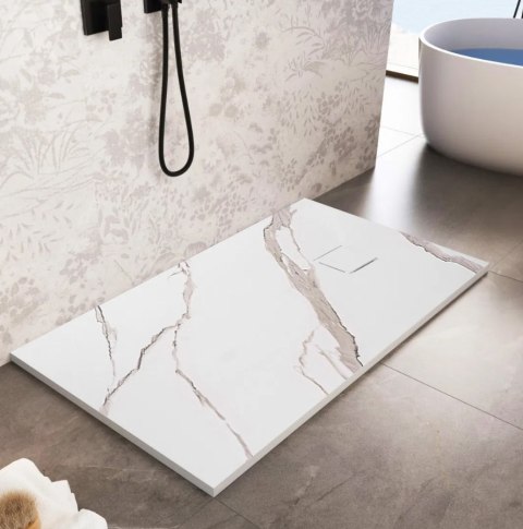 BRODZIK MAGNUM CARRARA WHITE 90x90 BRODZIK MAGNUM CARRARA WHITE 90x90