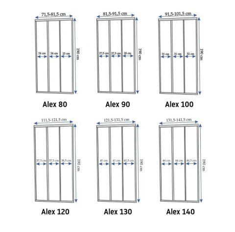 DRZWI PRYSZNICOWE ALEX BRUSH GOLD 120