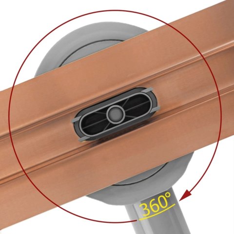 ODPŁYW NEOX SLIM PRO JASNA MIEDŹ SZCZOTKOWANA 700 ODPŁYW NEOX SLIM PRO JASNA MIEDŹ SZCZOTKOWANA 700
