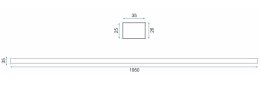 ADAPTER POSZERZAJĄCY CHROM RAPID 195 cm
