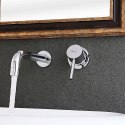 BATERIA UMYWALKOWA PODTYNKOWA LUNGO CHROM + BOX