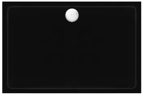 BRODZIK SAVOY BLACK 80x100x6cm + SYFON BRODZIK SAVOY BLACK 80x100x6cm + SYFON