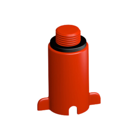 Korek do prób szczelności 1/2'' (czerwony) Korek do prób szczelności 1/2'' (czerwony)