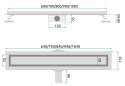 ODPŁYW NEOX PRO ZŁOTY 600
