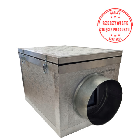 Izolowana skrzynka filtracyjna P3Ductal z filtrem G4 (500x340x346; fi200) Izolowana skrzynka filtracyjna P3Ductal z filtrem G4 (500x340x346; fi200)