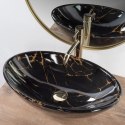 UMYWALKA PAMELA BLACK MARBLE SHINY - NABLATOWA