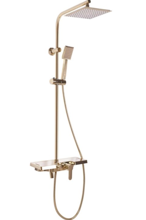 ZESTAW NATRYSKOWY BRAVO ZŁOTY