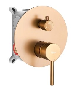 ZESTAW NATRYSKOWY PODTYNKOWY LUNGO MIEDŹ SZCZ+ BOX