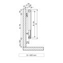 Grzejnik panelowy poziomy RADSON Integra NG 11 600x800