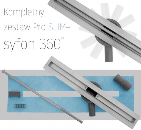 ODPŁYW NEO SLIM PRO SZCZOTKOWANY 800 ODPŁYW NEO SLIM PRO SZCZOTKOWANY 800